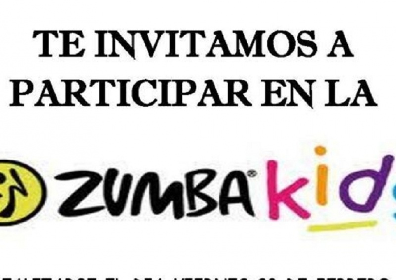 Este viernes los más pequeños de la comuna están invitados a la gran Zumba Kids