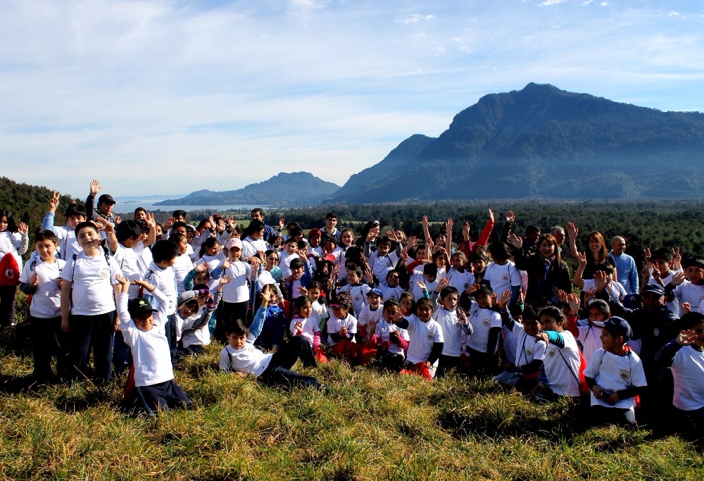 Niños y niñas de Lago Ranco participan del Desafío ESPA: Trekking y corrida por la infancia